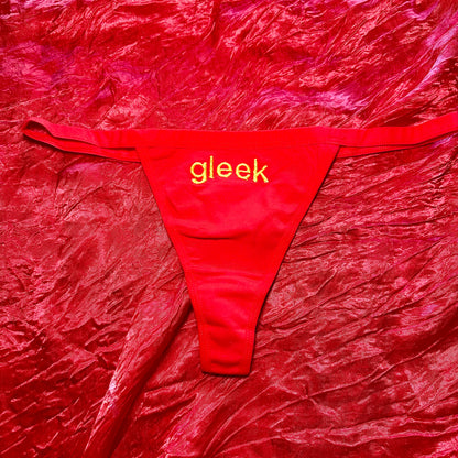 Gleek Thong (XL) red/yellow