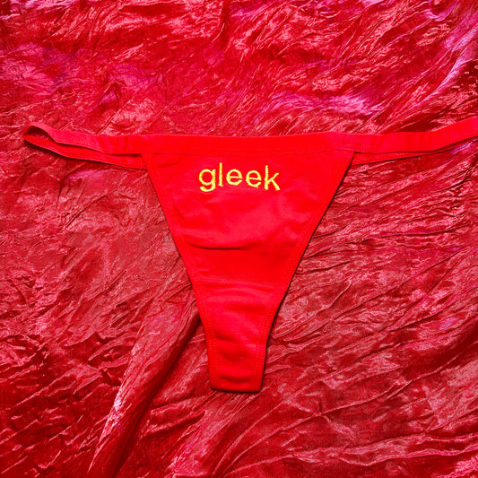 Gleek Thong (XL) red/yellow