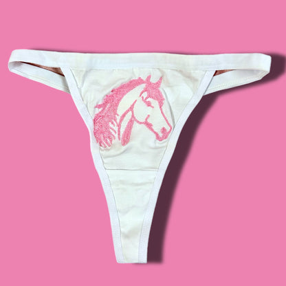 The Pink Pony Thong