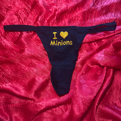 Minions Thong (L) black/yellow