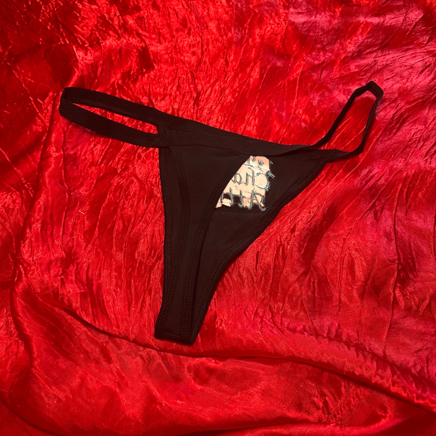 I Don’t Chase Thong (XL) black/blue