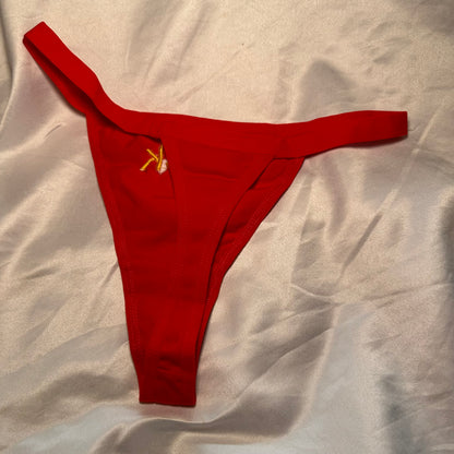 Gleek Thong (S) red/yellow