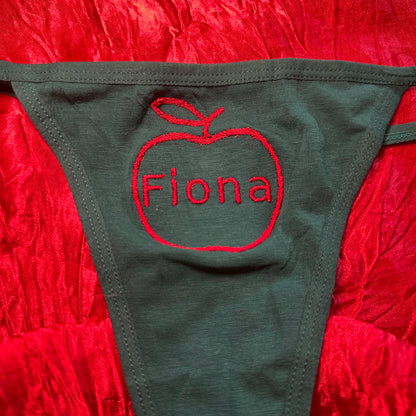 Fiona Apple Thong (S) green/red