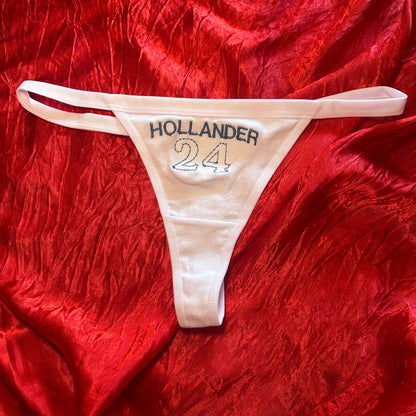 Hollander Thong (S) white/blue