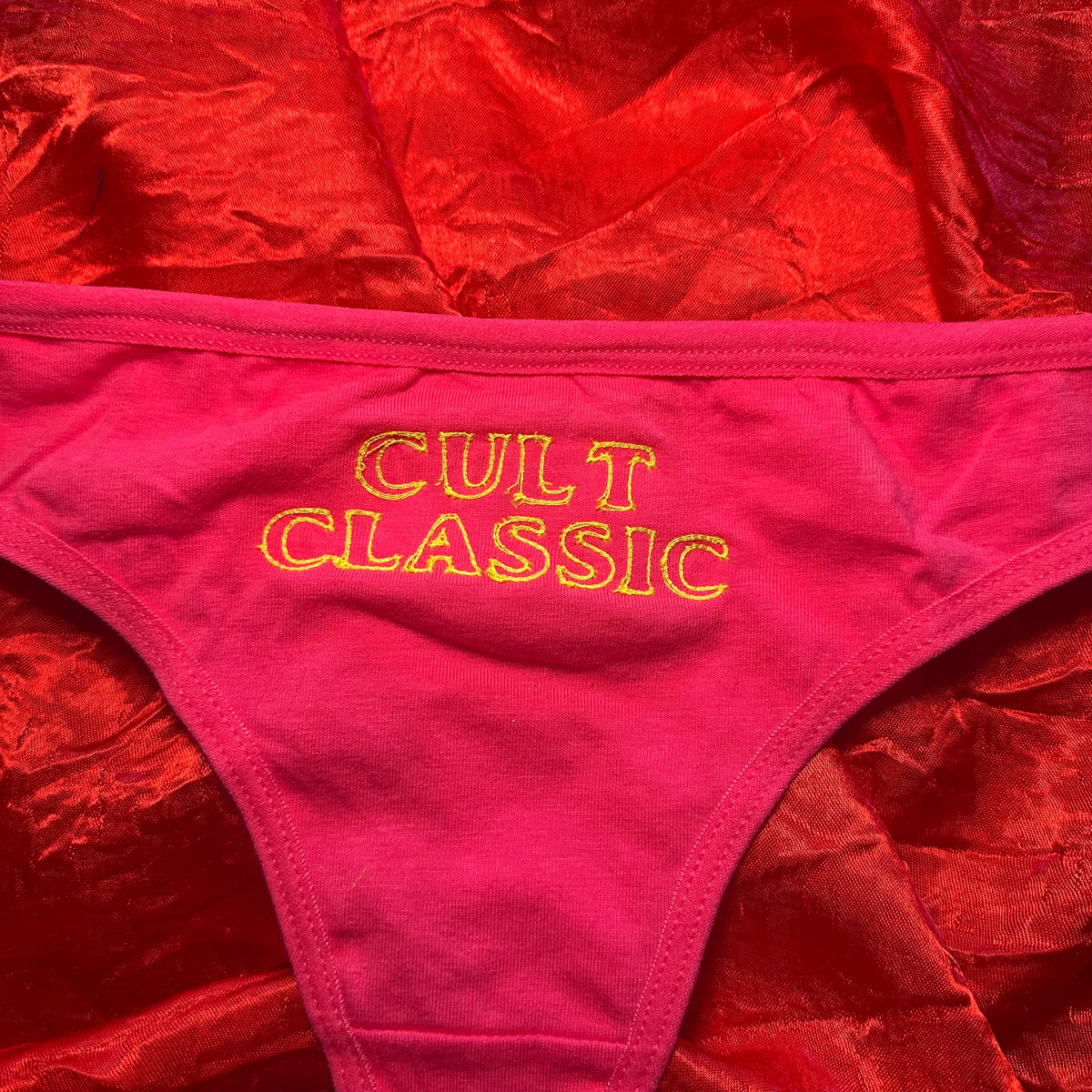 Cult Classic Pantie Thong (L) pink/green