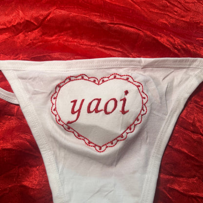 Yaoi Thong (M) white/red