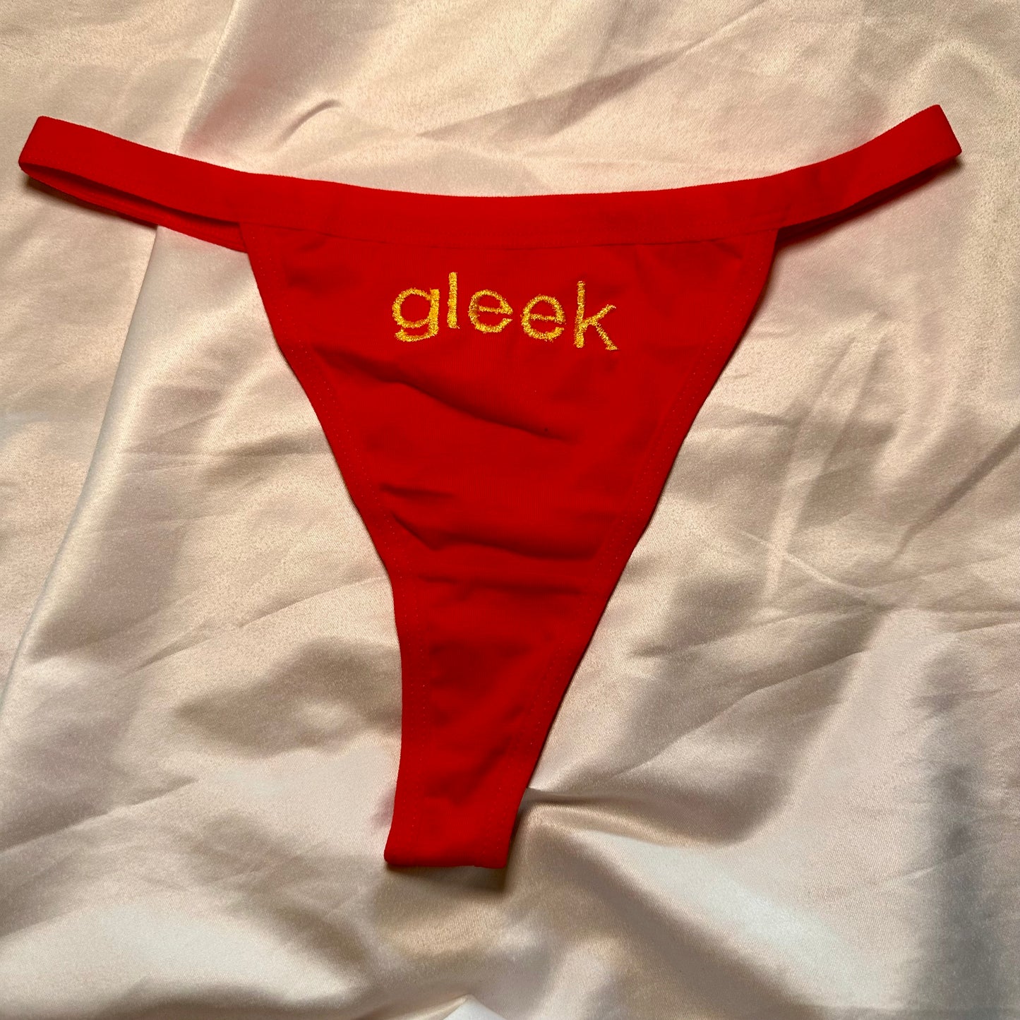 Gleek Thong (S) red/yellow