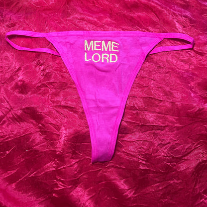Meme Lord Thong (L) pink/green