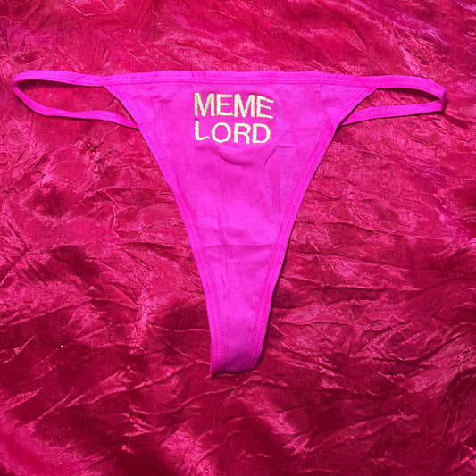 Meme Lord Thong (L) pink/green