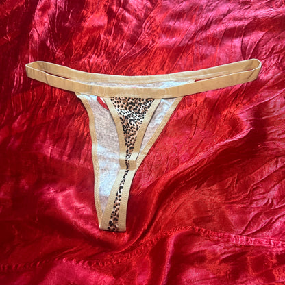 Bimbo Thong (XL) leopard/red