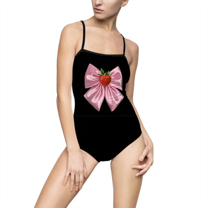 Strawberry Bow Swimsuit