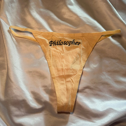 Philosopher Thong (M) beige/black