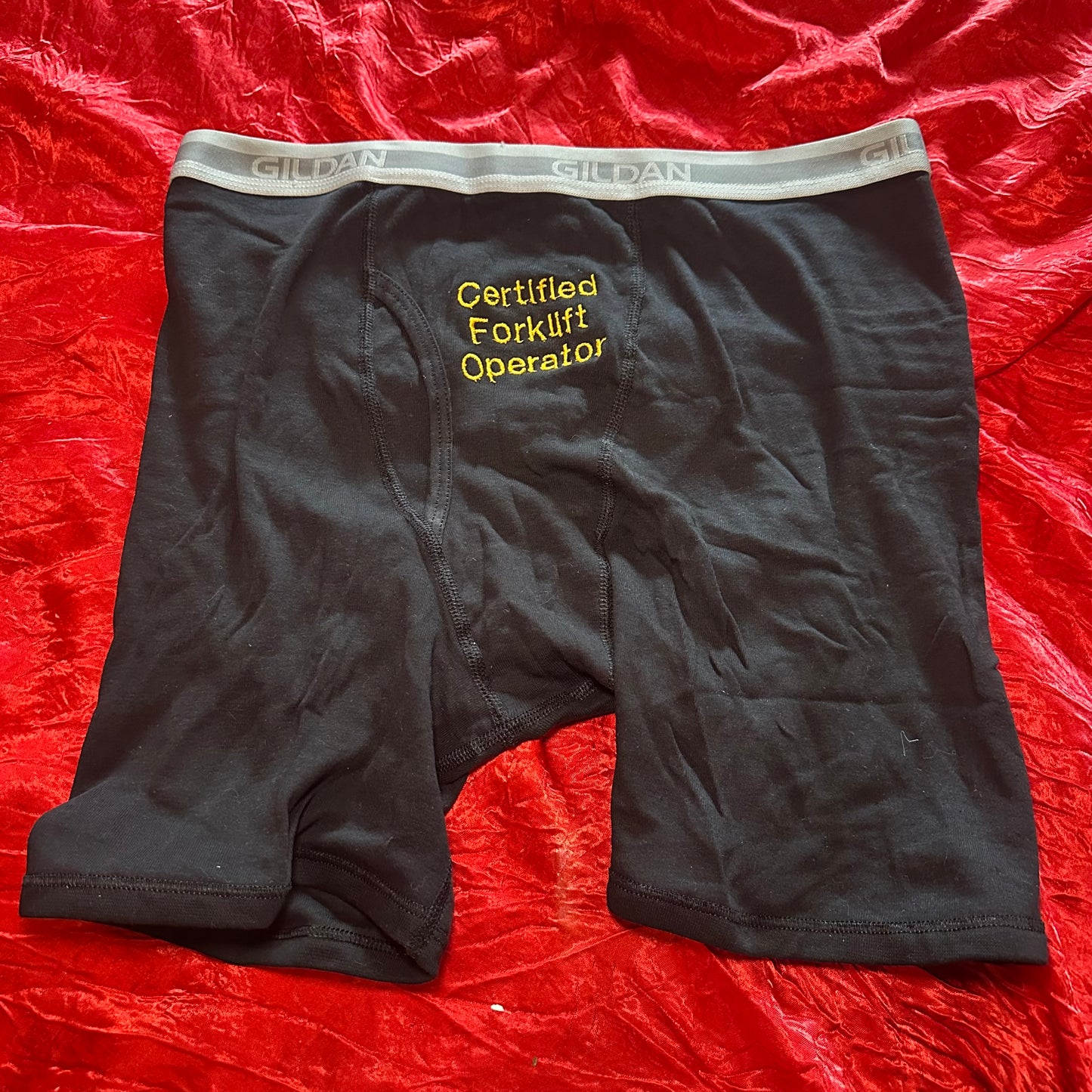 Forklift Boxers (L) black/yellow