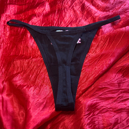 Doll Parts Thong (S) black/pink