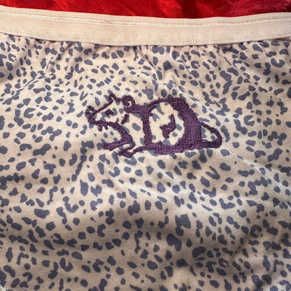 Rat Briefs (M) cheetah/purple