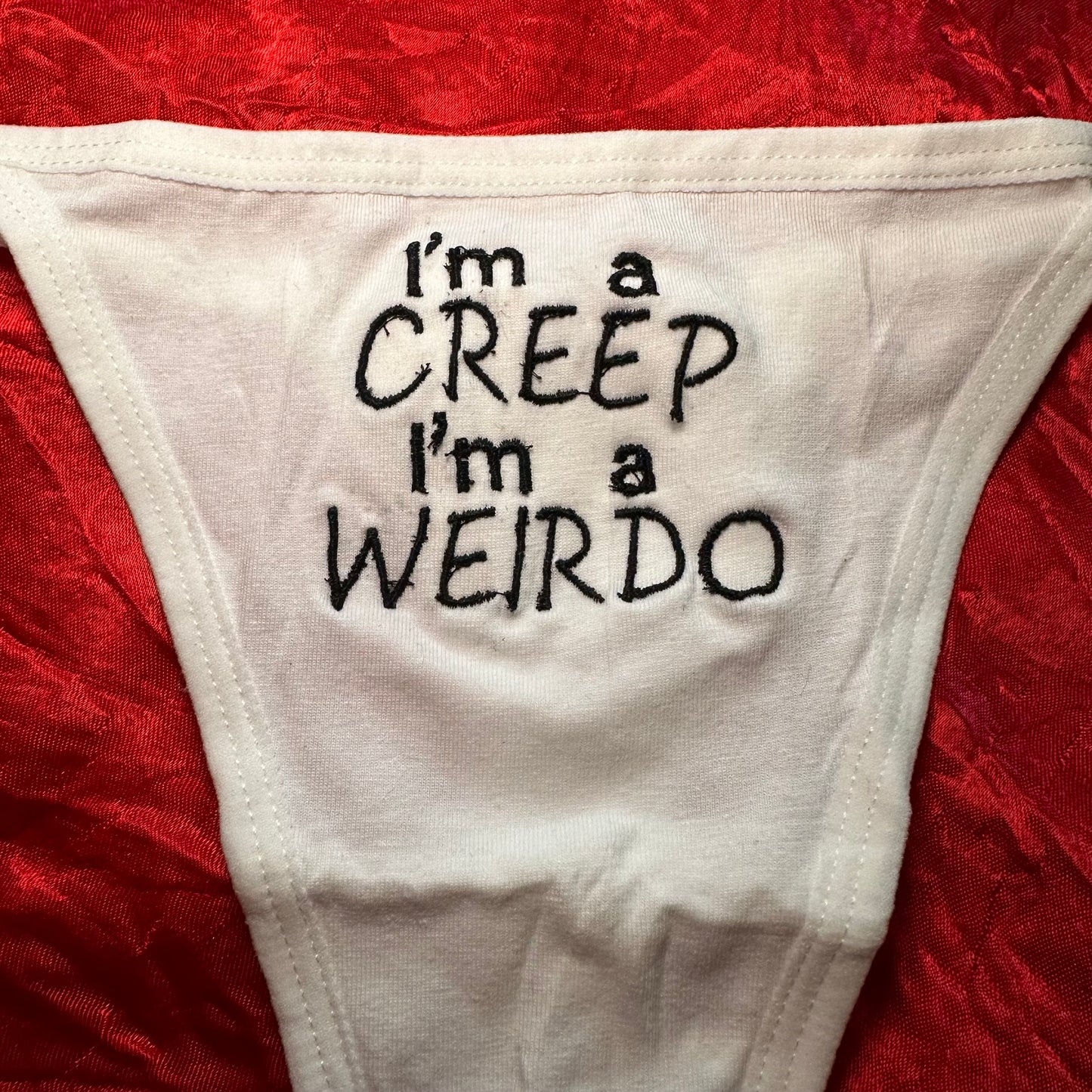 Creep Thong (S) white/black