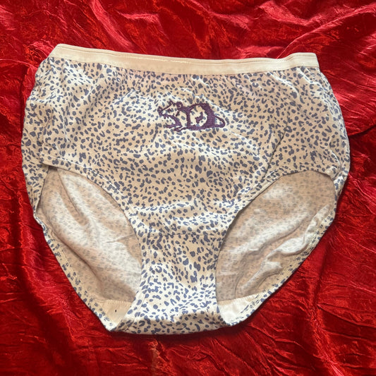 Rat Briefs (M) cheetah/purple