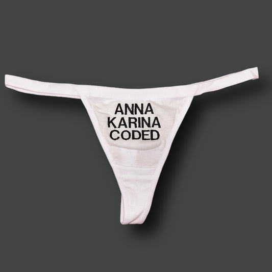 Anna Karina Coded Thong