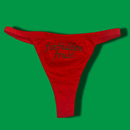 forbidden fruit Thong