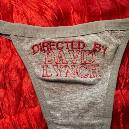 David Lynch Thong (XS) grey/red