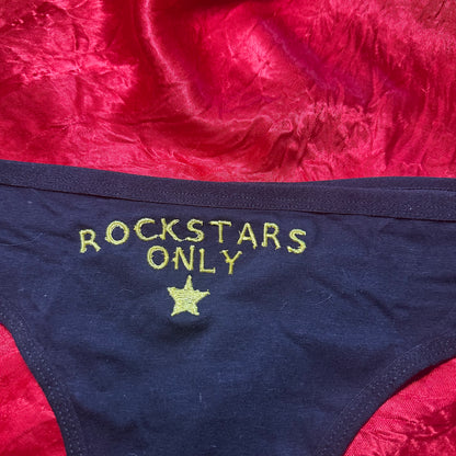 Rockstars Only Pantie Thong (L) black/yellow