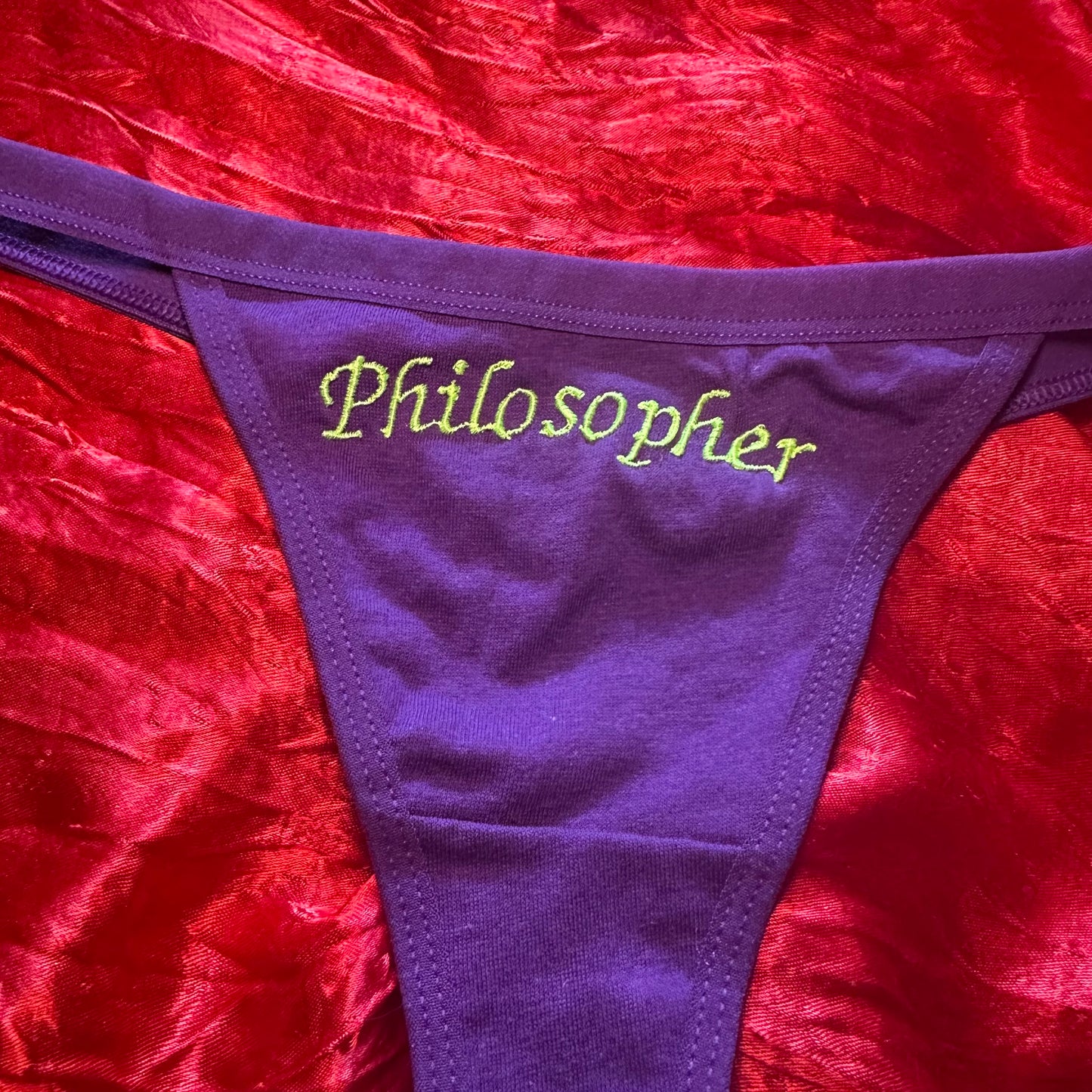 Philosopher Thong (S) purple/green