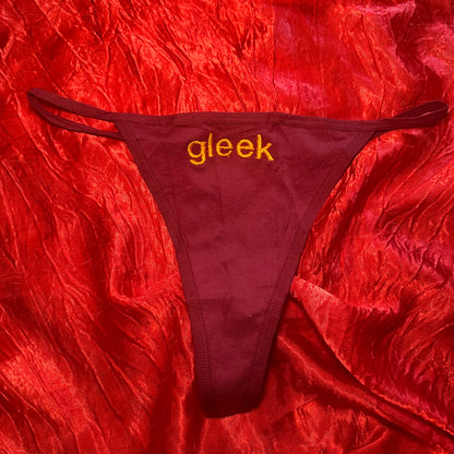 Gleek Thong (L) maroon/yellow
