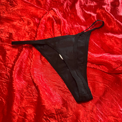 Tooth Thong (M) black/white