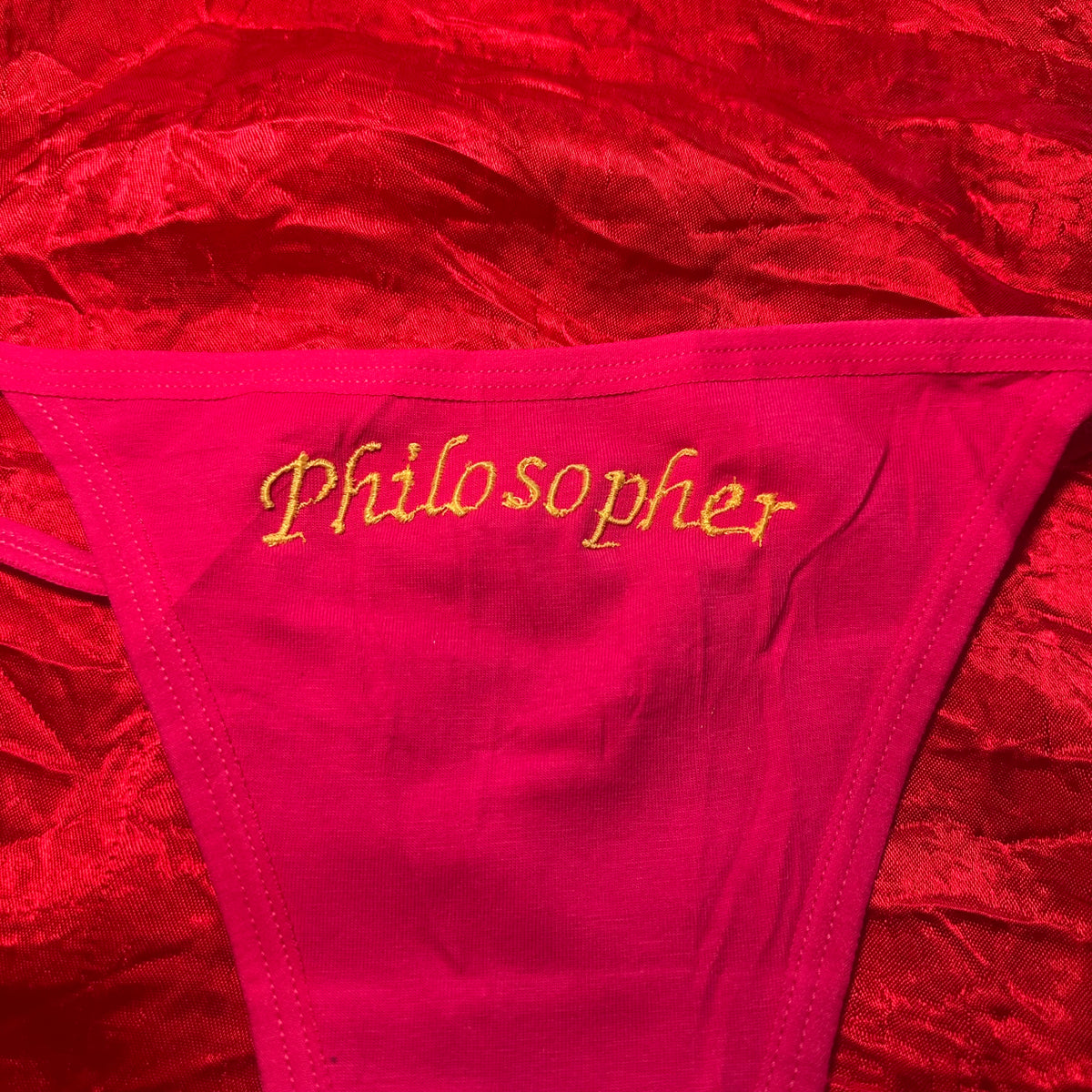 Philosopher Thong (M) pink/green