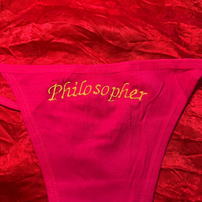 Philosopher Thong (M) pink/green