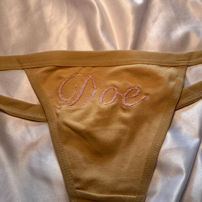 Doe Thong (XL) beige/pink