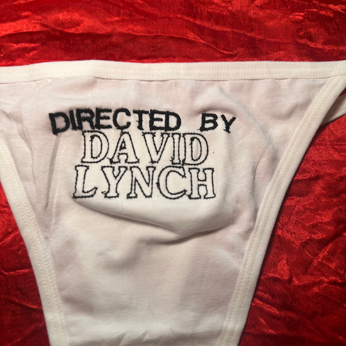 David Lynch Thong (XL) white/black