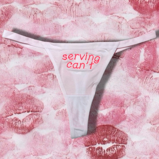 serving can’t Thong