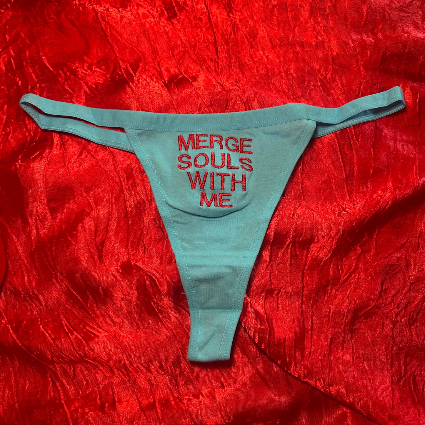 Merge Souls Thong (XL) blue/red
