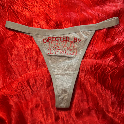 David Lynch Thong (XS) grey/red