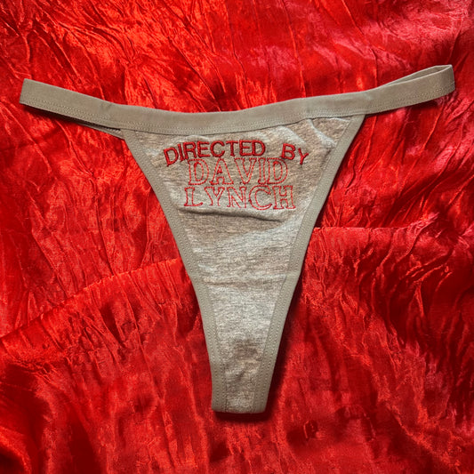 David Lynch Thong (XS) grey/red