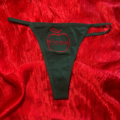 Fiona Apple Thong (S) green/red