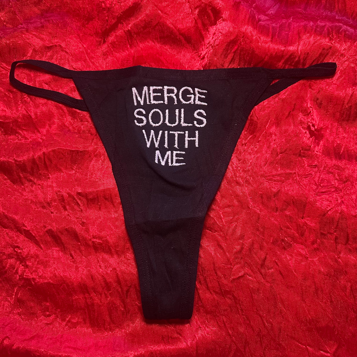 Merge Souls Thong (S) black/white