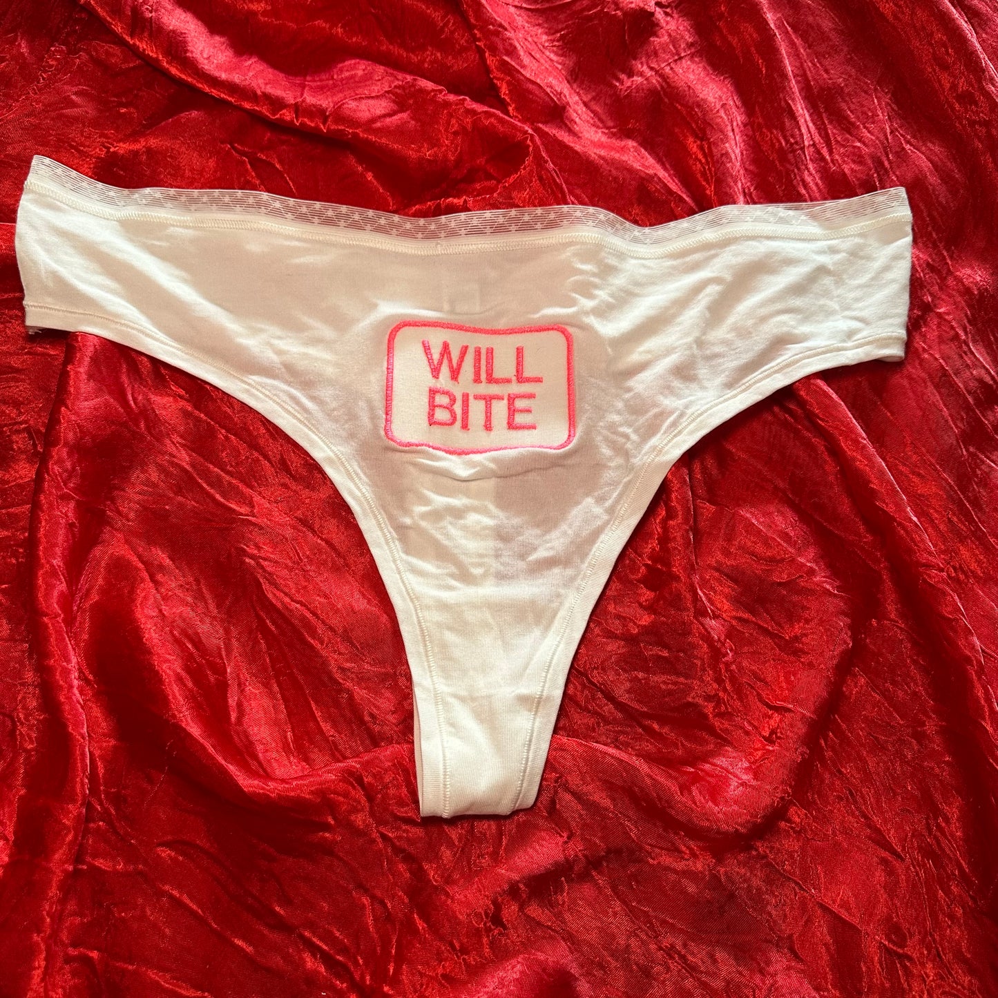 Will Bite Pantie (XXL) white/pink