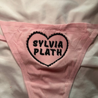 Sylvia Plath Thong (L) pink/black