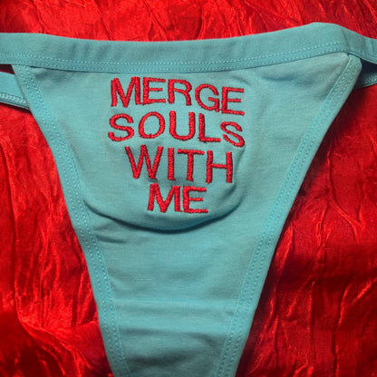 Merge Souls Thong (XL) blue/red