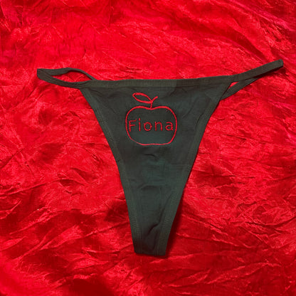 Fiona Apple Thong (M) green/red