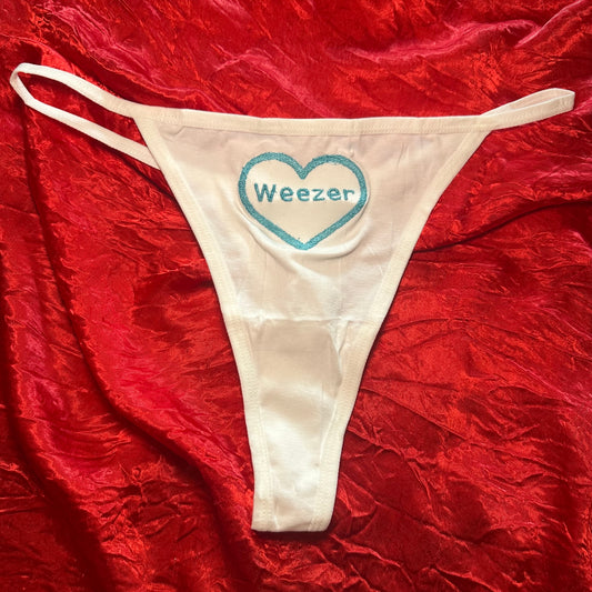 Weezer Thong (L) white/blue