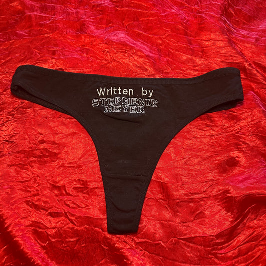 Stephenie Meyer Pantie Thong (L) black/white