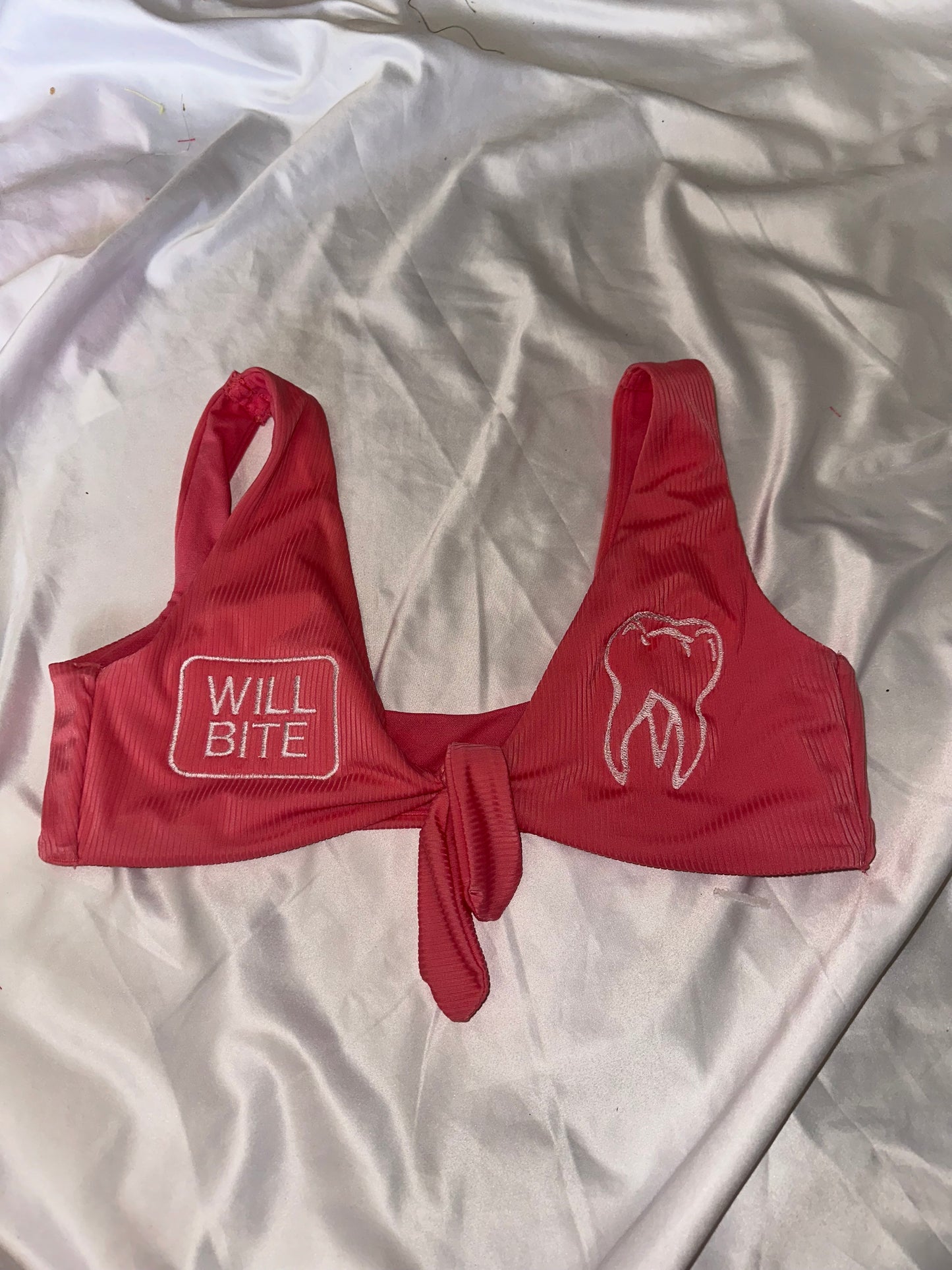 Tooth x Will Bite Bikini Top (L)