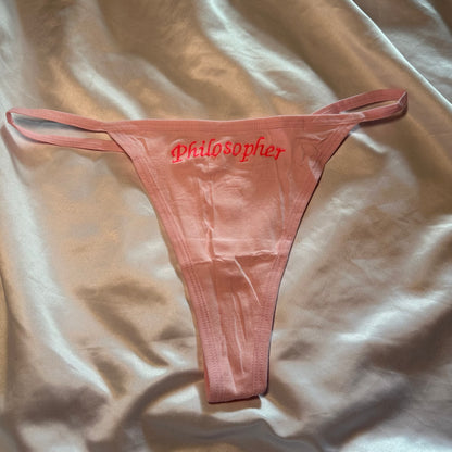 Philosopher Thong (M) pink/pink
