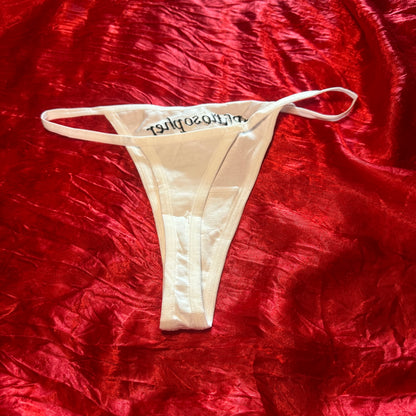 Philosopher Thong (S) white/black