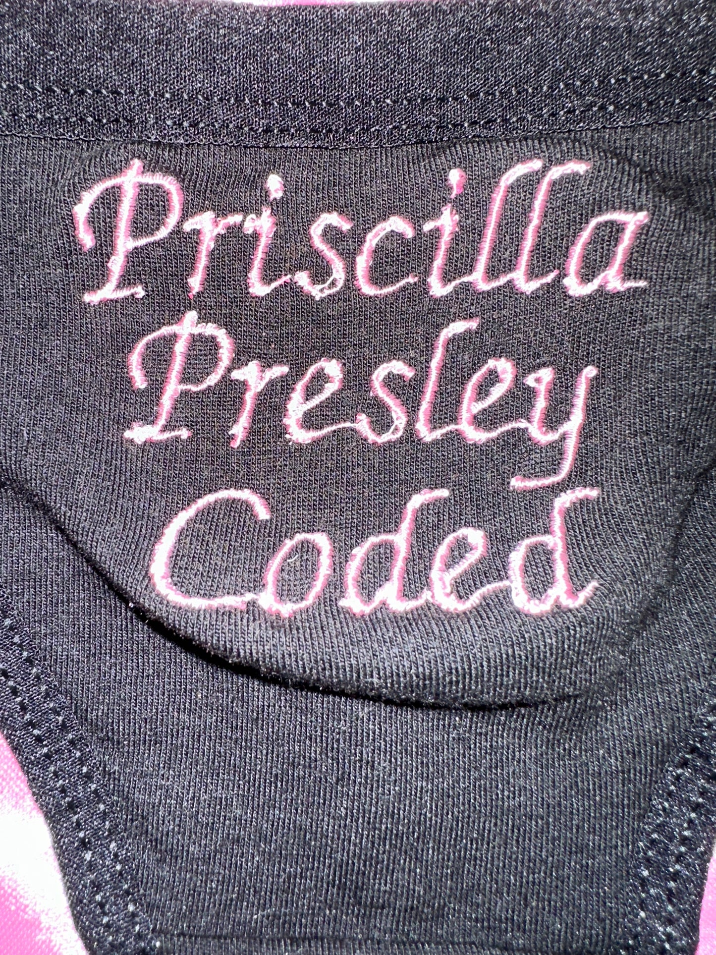 Priscilla Presley Coded Thong