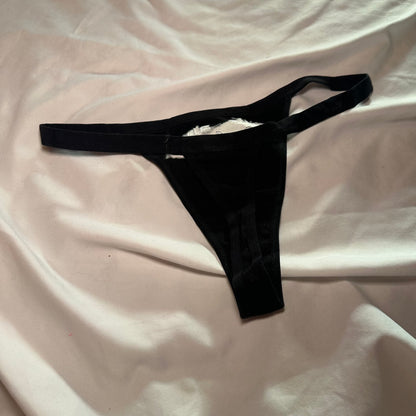 Full Bush Thong (M) black/white