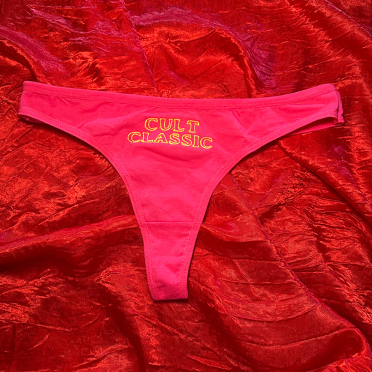 Cult Classic Pantie Thong (L) pink/green